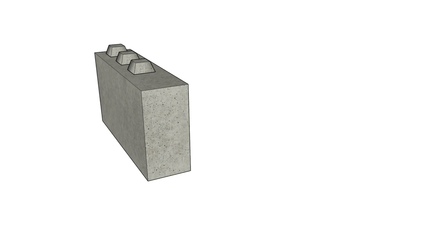 120 x 30 x 60 eckig schmal 3er Reihe