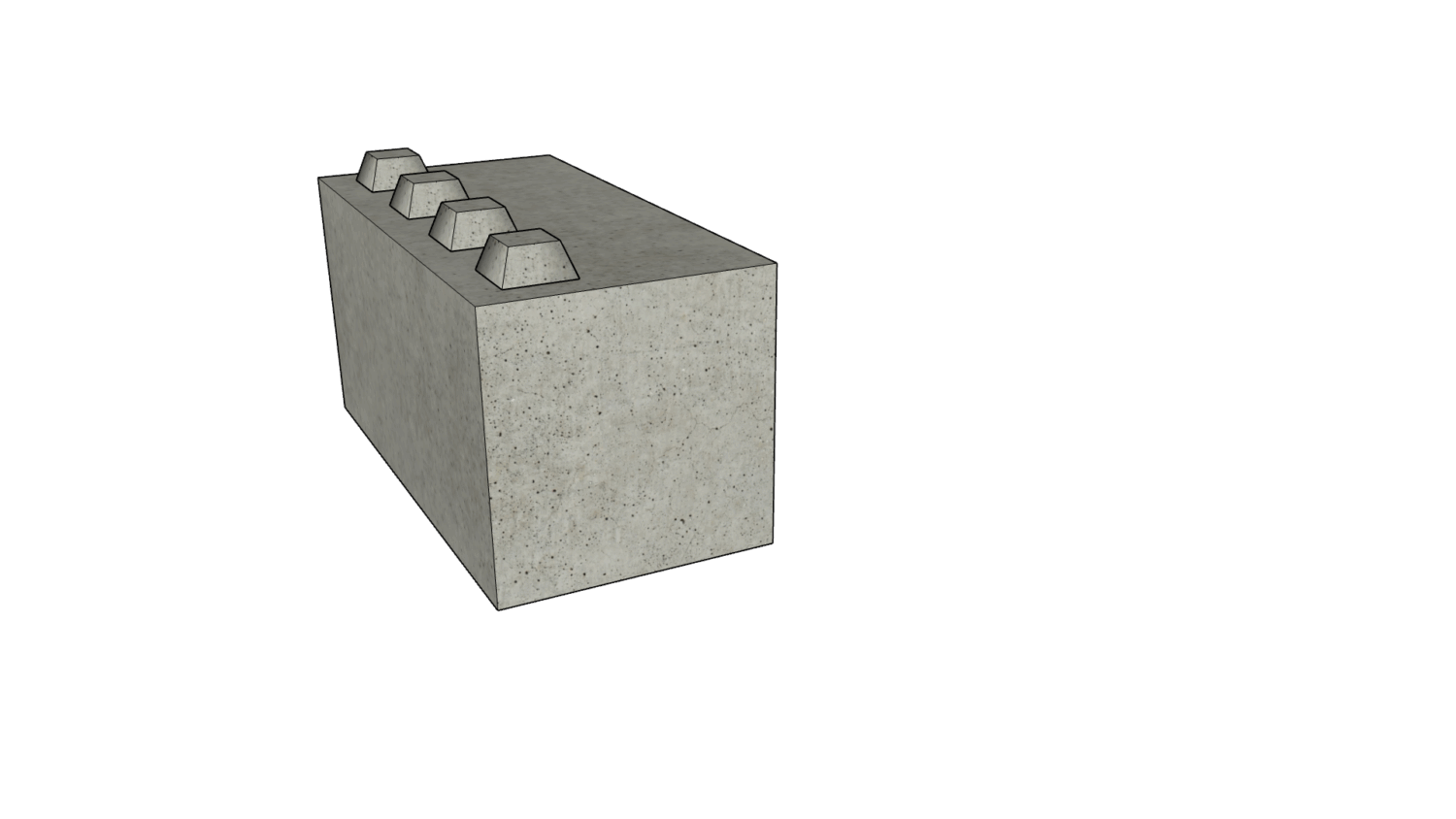 120 x 60 x 60 Noppen links