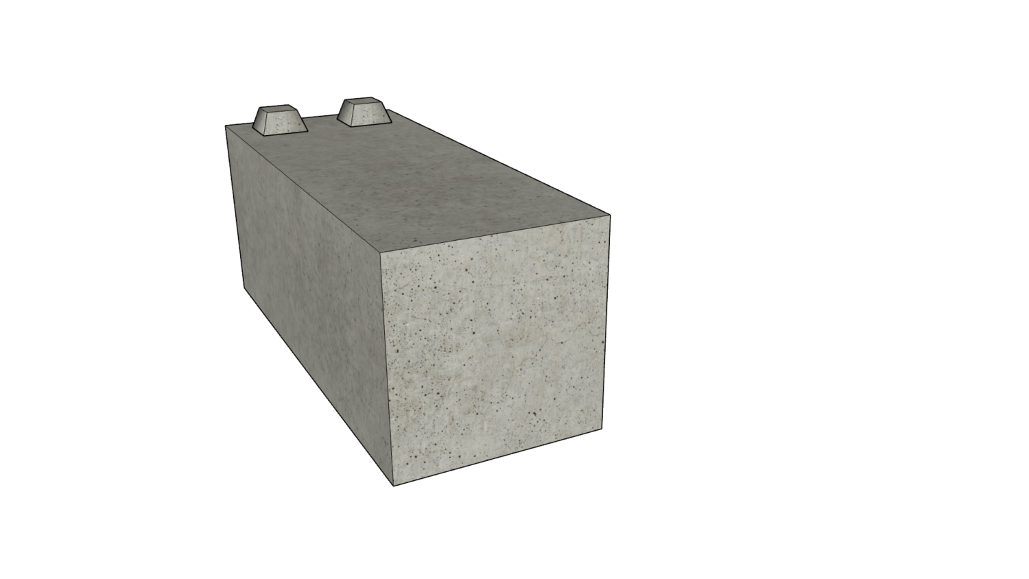 150 x 60 x 60 eckig 1er Reihe