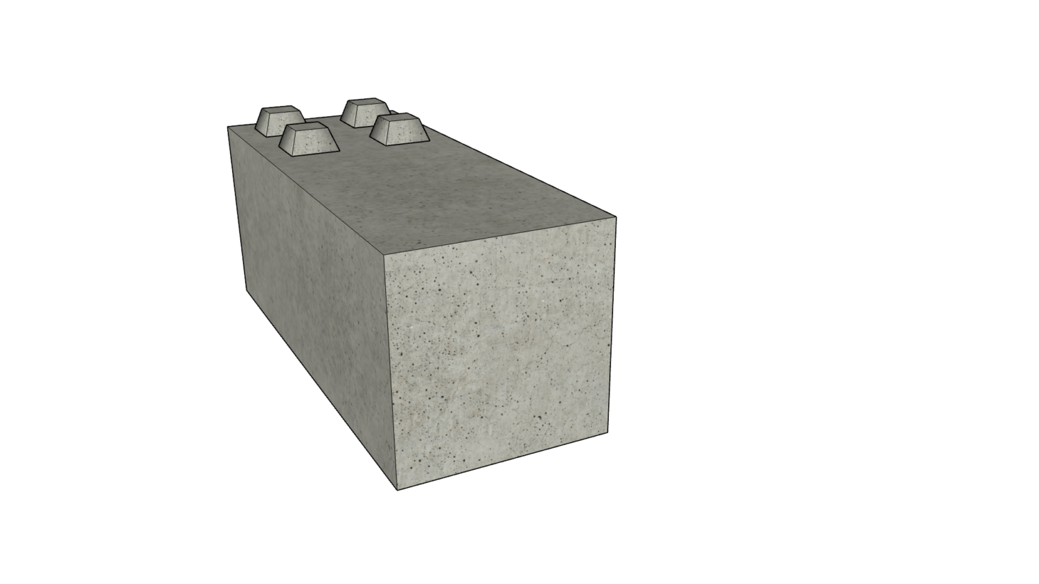 150 x 60 x 60 eckig 2er Reihe