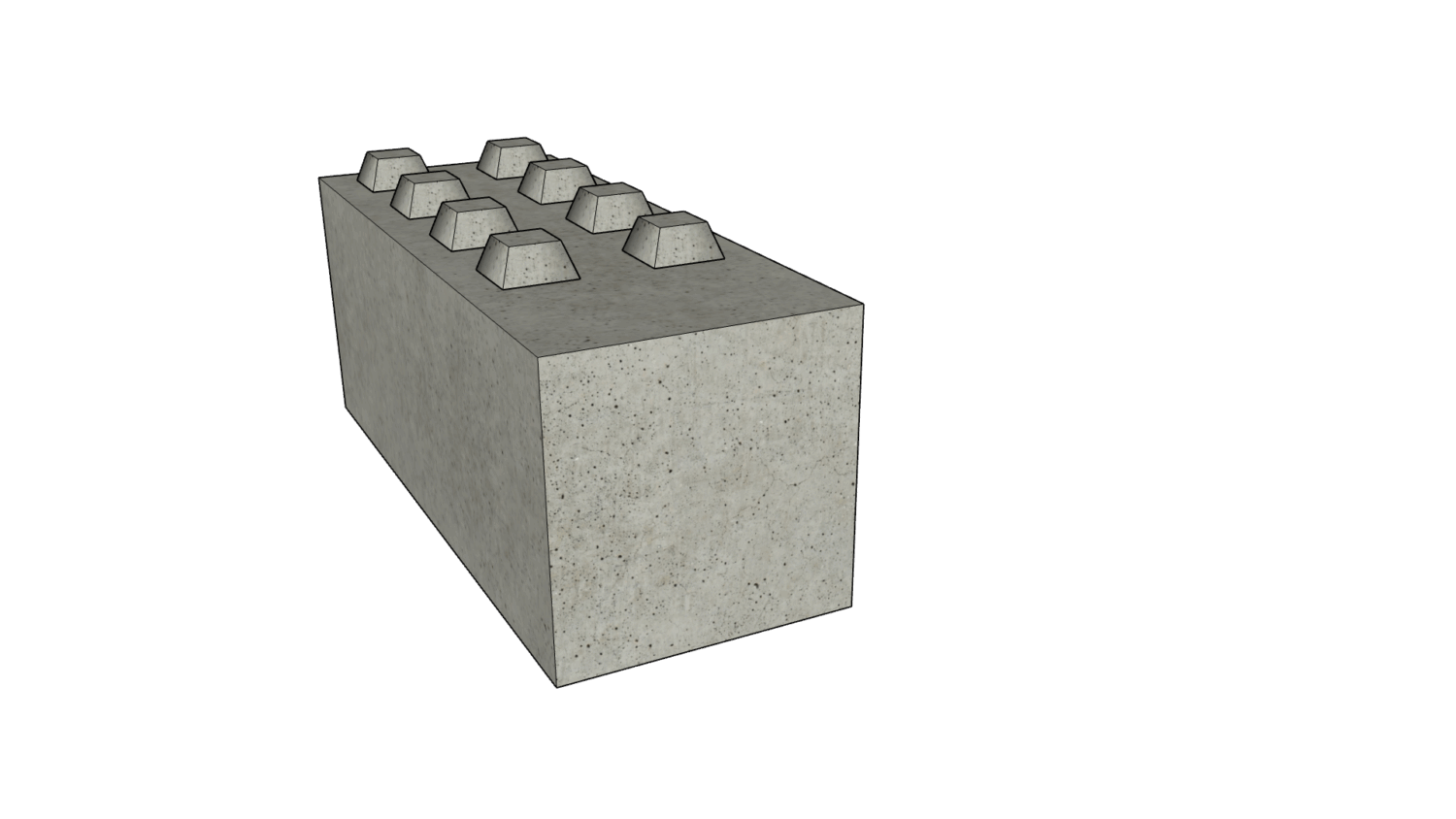 150 x 60 x 60 eckig 4er Reihe
