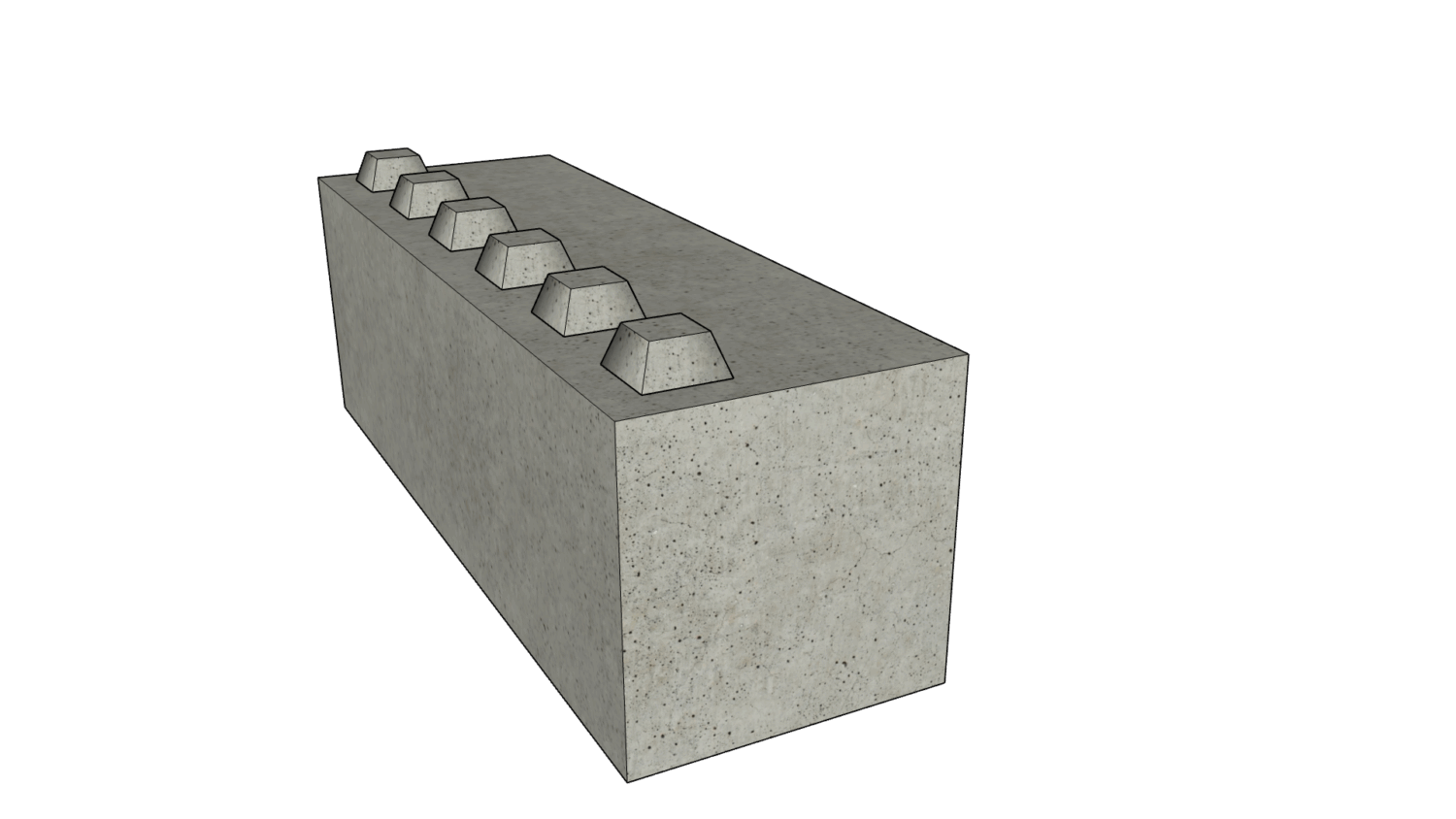 180 x 60 x 60 Noppen links