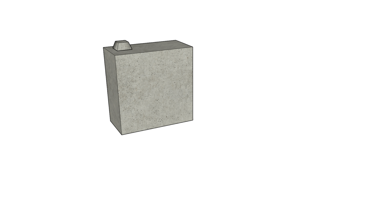 40 x 80 x 80 extra breit Noppen links