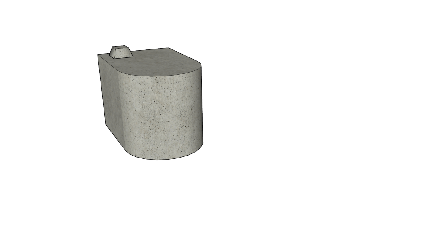 90 x 60 x 60 rund Noppen links ohne Kreis